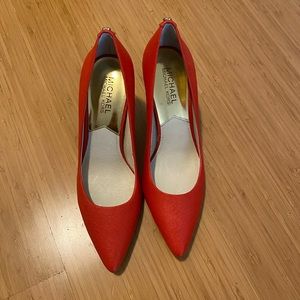 Michael Kors Red Heels Size 7.5